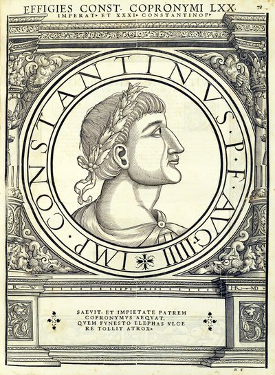 Constantinus Copronymus, Illustration from 